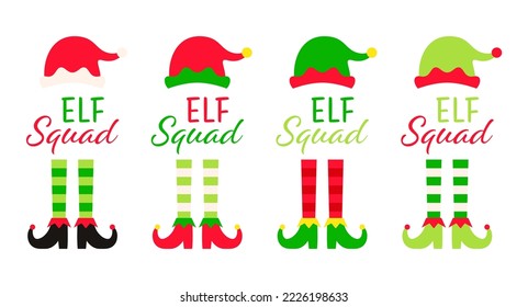 Set of Christmas Elf Squad