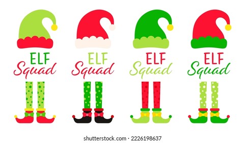 Set of Christmas Elf Squad