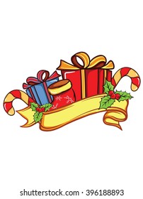 Set of christmas gift