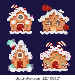 casa de gingerbread de navidad 
