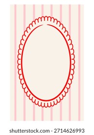 Set of Christmas hand drawn border frames.