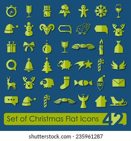 Set of Christmas icons