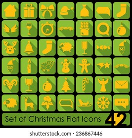 Set of Christmas icons