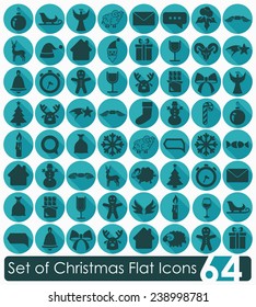 Set of Christmas icons