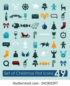 Set of Christmas icons