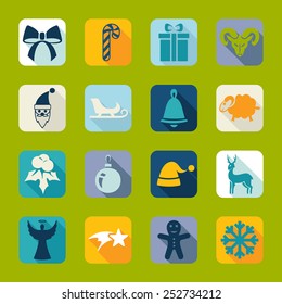 Set of Christmas icons