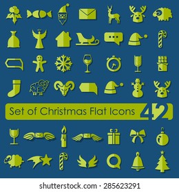 Set of Christmas icons