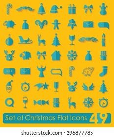 Set of Christmas icons