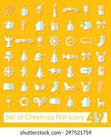 Set of Christmas icons