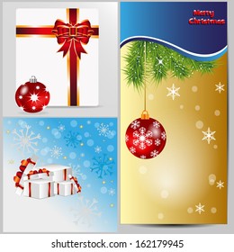 Set of Christmas illustrations, all elements are easily editable, for design and illustration, vector