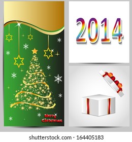 Set of Christmas illustrations, all elements are easily editable, for design and illustration, vector