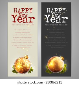 set of christmas labels