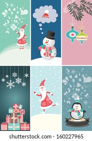 Set of Christmas and New Year's banners. Vector illustration