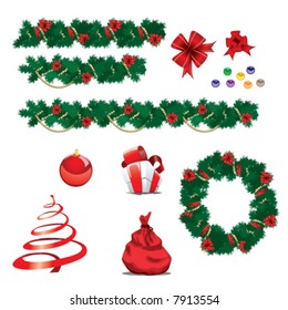 Set of Christmas  ornaments