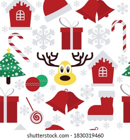 A set of Christmas Seamless Background Pattern