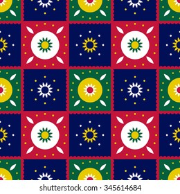 Set of Christmas seamless patterns