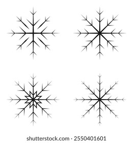 Weihnachtsschneeflocke einzeln