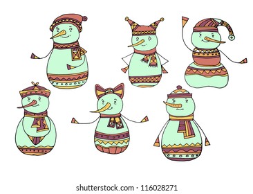 set  Christmas Snowman