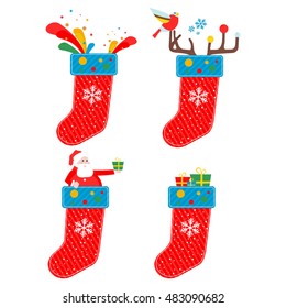 set of Christmas socks