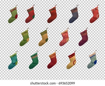 Set of Christmas socks