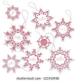 Set of Christmas Tags