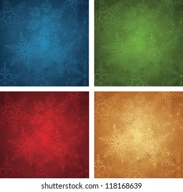 Set of a christmas wallpapers.