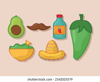 set of cinco de mayo items