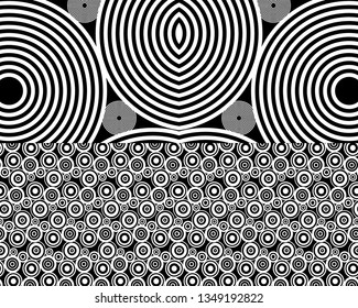 Set of Circle abstract background