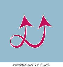 Set of circle arrow vector icons. Recycling icon. Circular vector arrows. Refresh and reload arrow icon. Arrows flat sign. Repeat cycle symbol. loop arrow arrow.