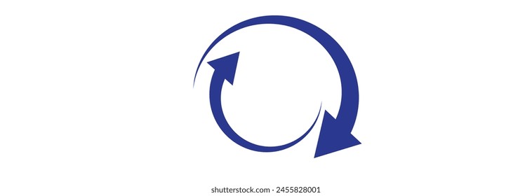 Set of circle arrows isolated on white background design eps 10
