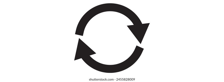 Set of circle arrows isolated on white background design eps 10
