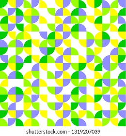 Set of circle geometric design cards. Design for tiles, covers, posters, flyers and banners. - Vector graphics