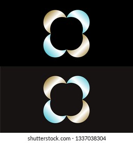 Set of Circle Icon Logo. Elegant Design