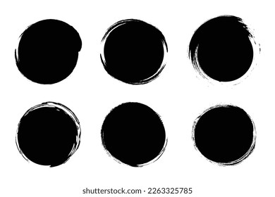 Conjunto de etiquetas de círculo en color gris. Diseño de banner, pegatina, afiche y elemento