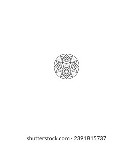 set of circle mandala elements ethnic