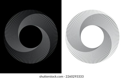 Lines parts spiral opacity
