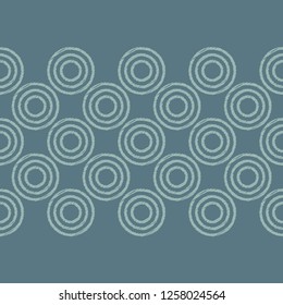 The set of circles in a manual hatch. Polka dot seamless pattern. Geometric background. Dots, circles and buttons. Can be used for wallpaper, textile, invitation card, wrapping, web page background.