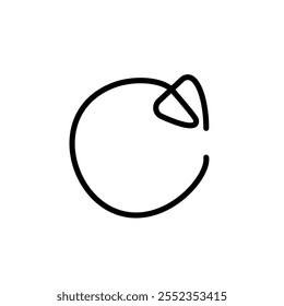 Set of circular arrow icons representing reload, refresh, loading, recycling, and repetition






