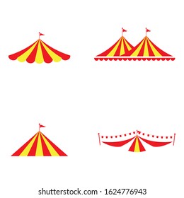 Set Circus icon Vector Illustration design Logo template