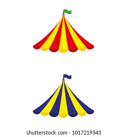 A set of circus icons