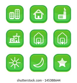 set of city icon, vector