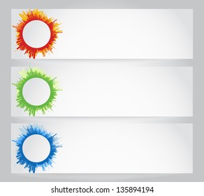 set of City skyline