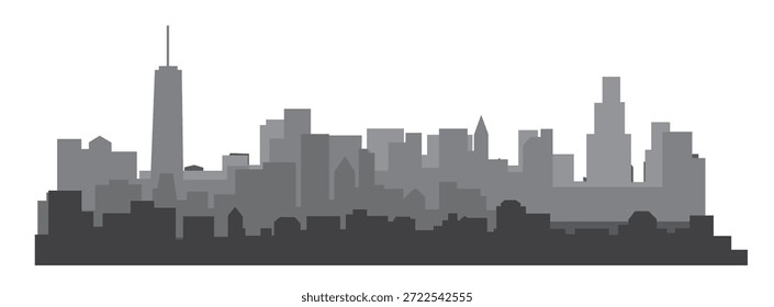 conjunto de cidade skyline vetor ilustração