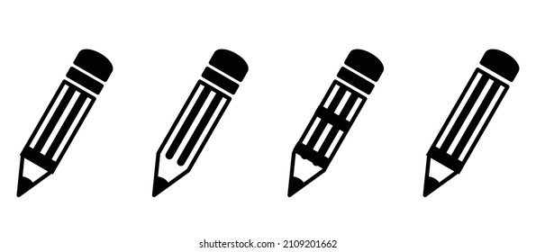 set of classic pencil design