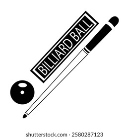 Set Classic Simple badge billiard logo, billiard club vector design on white background