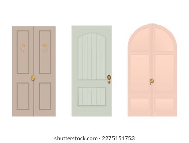 set of classic style doors