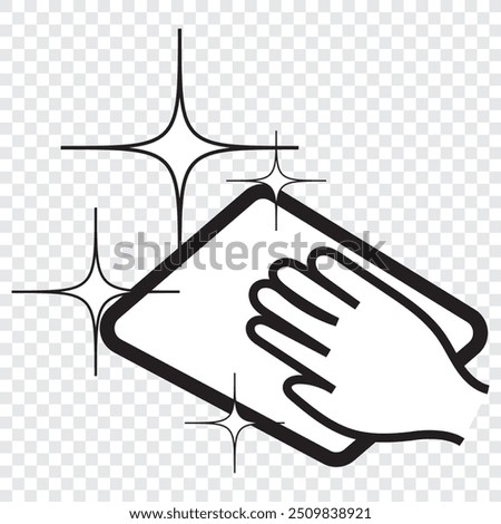 set of clean icon, cleaning service or house cleaning icons. Shine and sparkle stars icon on light background. Clean symbol. EPS 10.