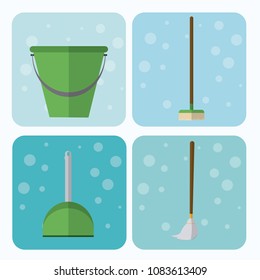 Set of cleaning appliances