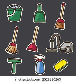 set of cleaning good for sticker, pattern design, element design, etc