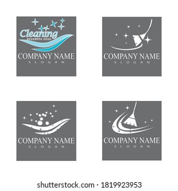 Set Cleaning Logo Template vector symbol nature
